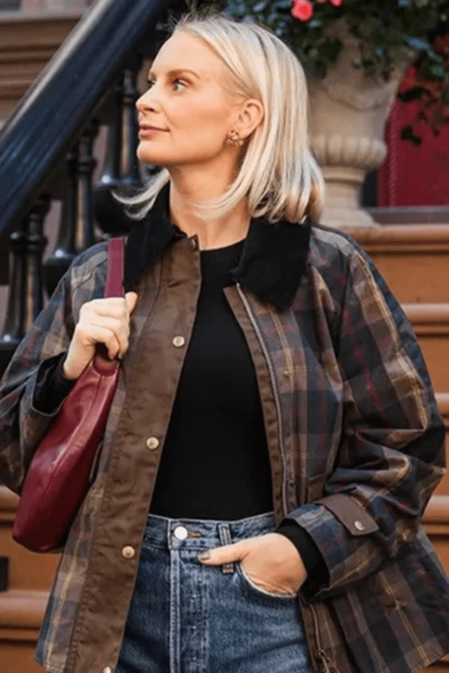 MAEVE - WARM CHECKERED JACKET