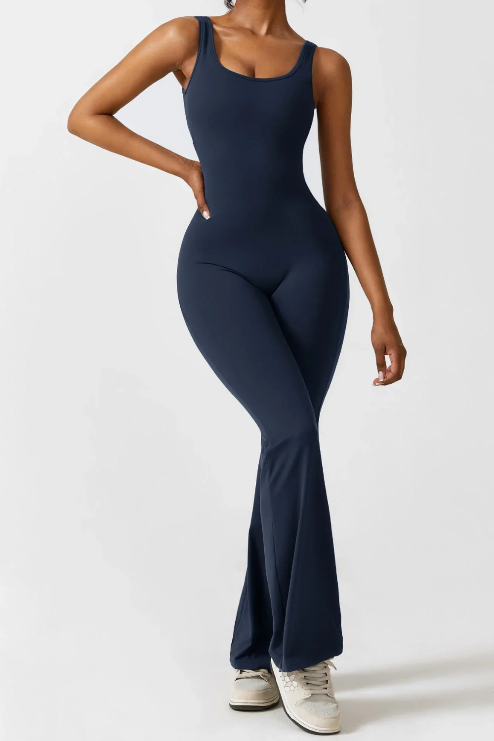 Kaelie - Sleek Flared Bodysuit