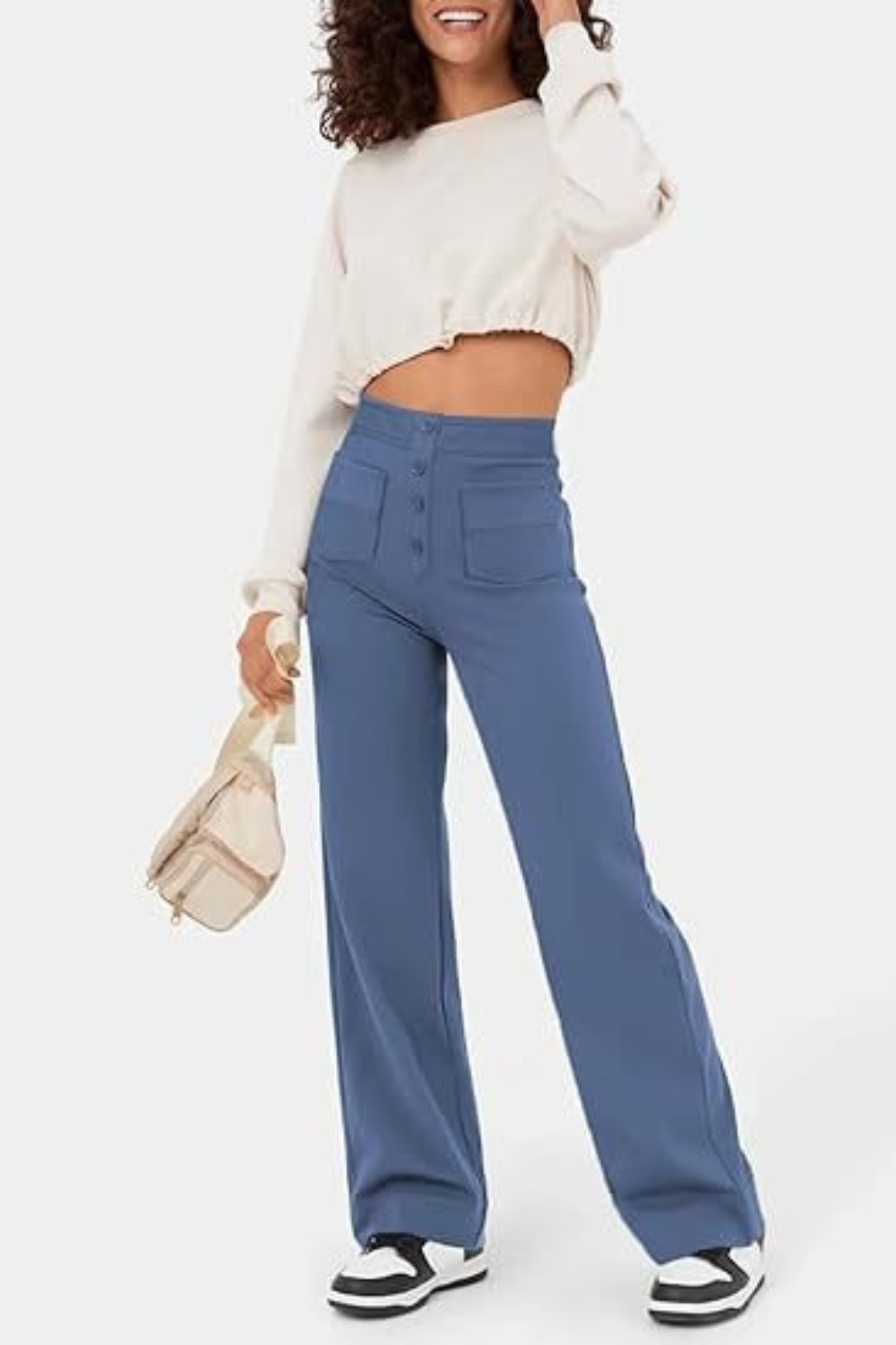 JANESSA - HIGH-WAIST PANTS