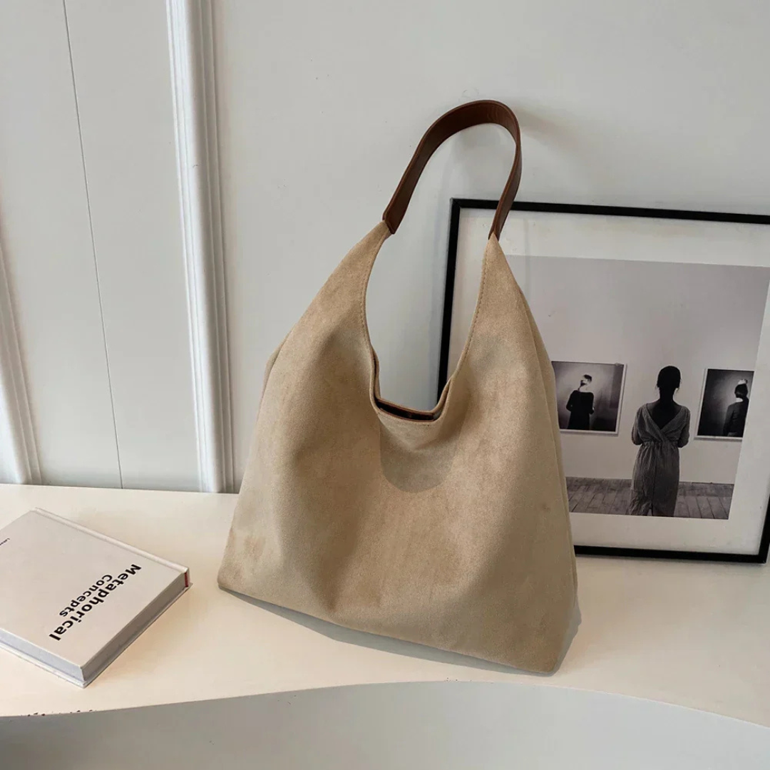 QUINN - SOFT SUEDE TOTE BAG