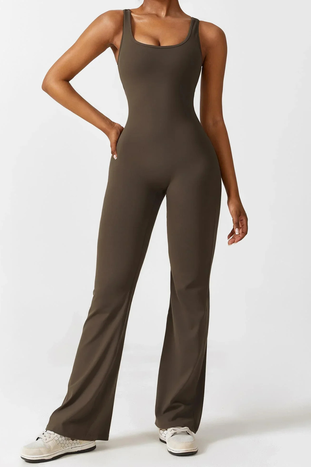 Kaelie - Sleek Flared Bodysuit