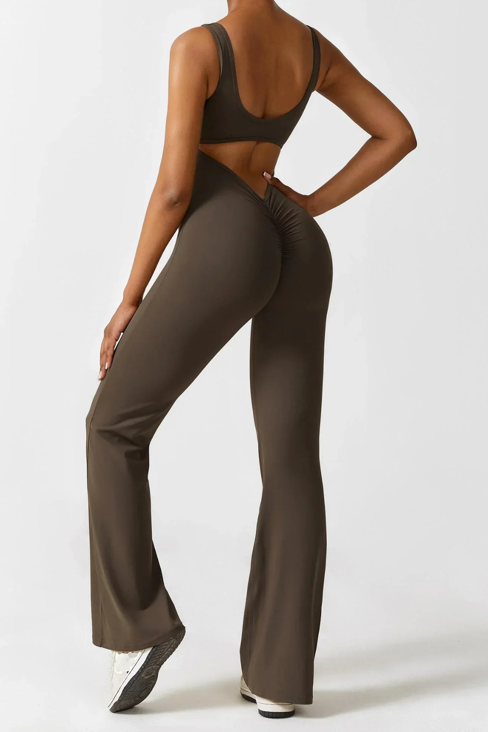 Kaelie - Sleek Flared Bodysuit