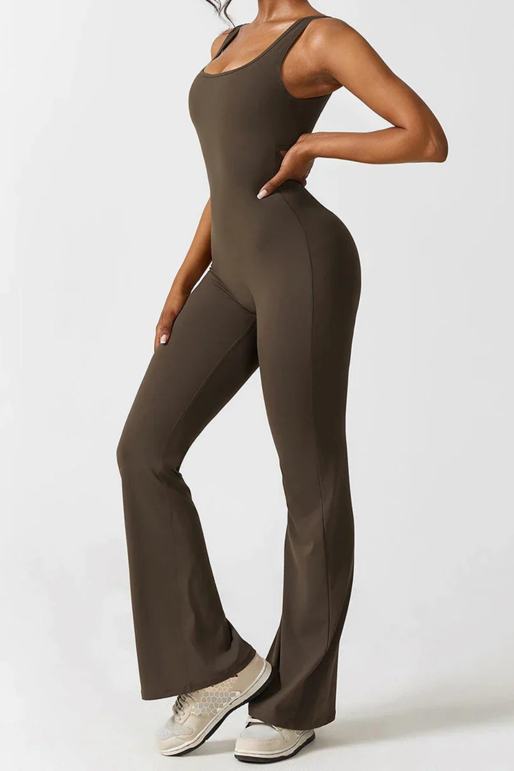 Kaelie - Sleek Flared Bodysuit