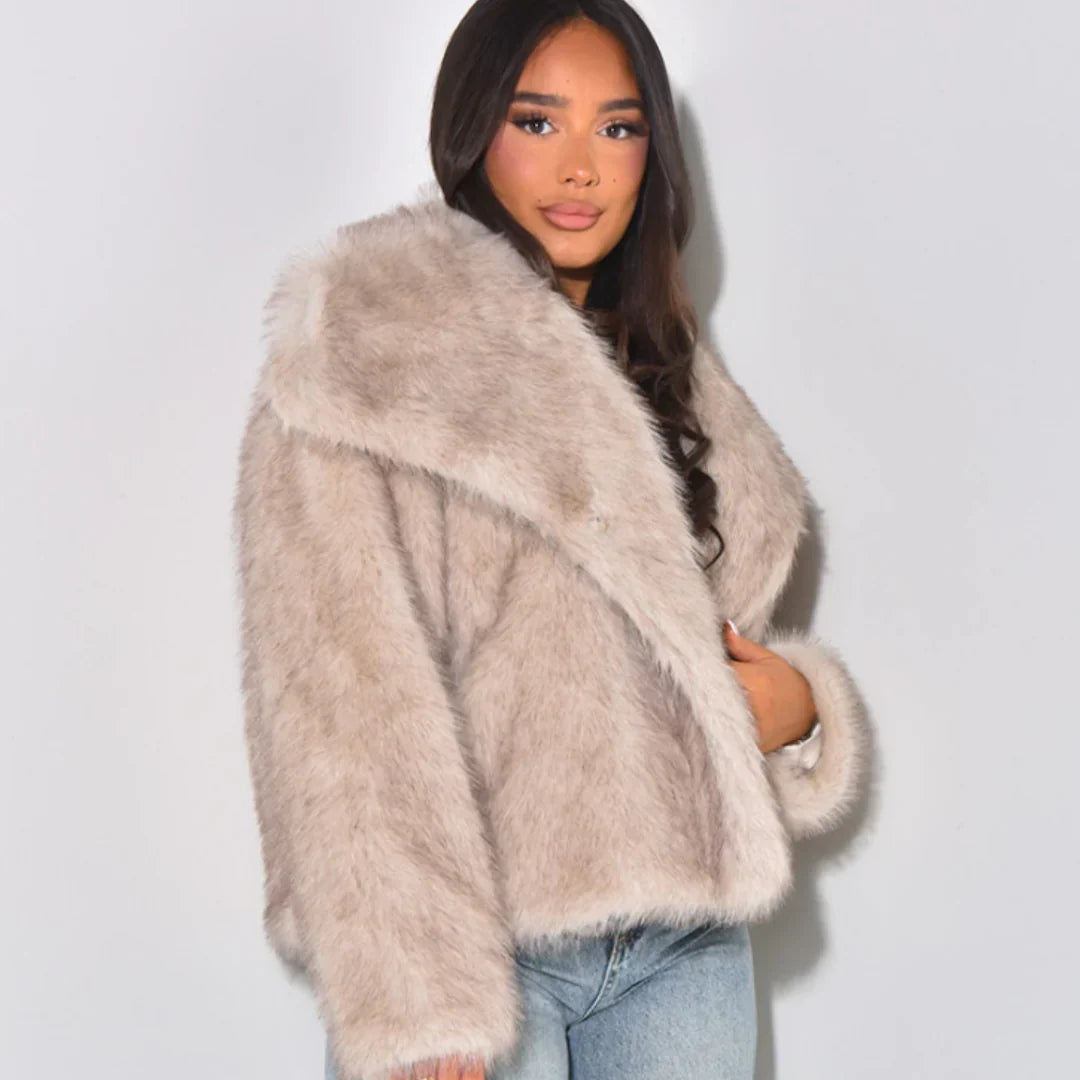 Marceline™ - Faux Fur Glam Coat