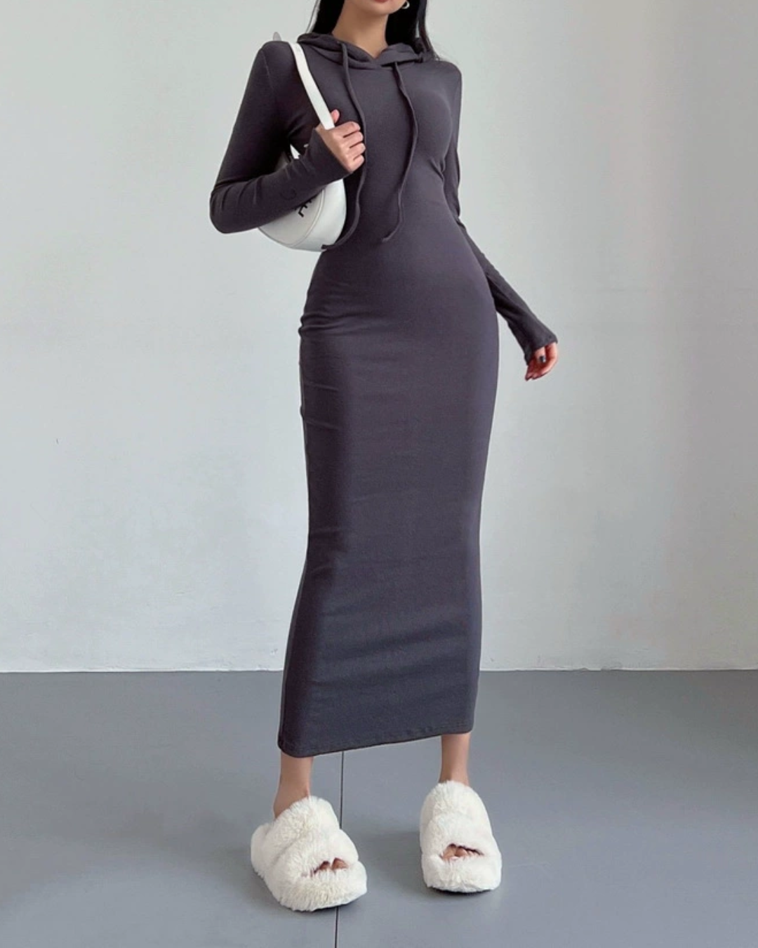 BRIELLE - CASUAL HOODED DRESS