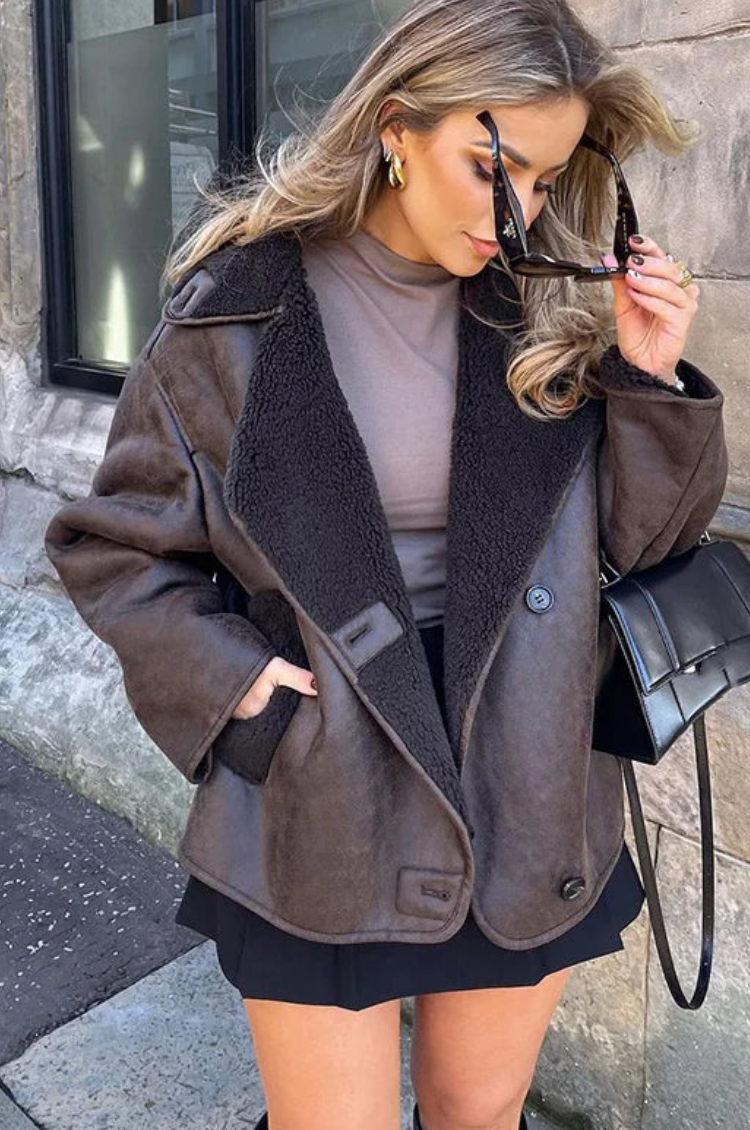 Olivia - Luxe Leather Jacket