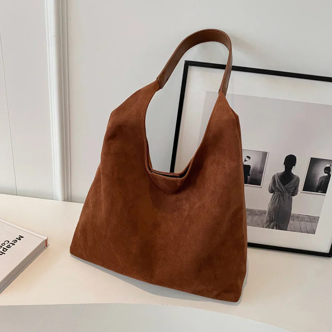 QUINN - SOFT SUEDE TOTE BAG