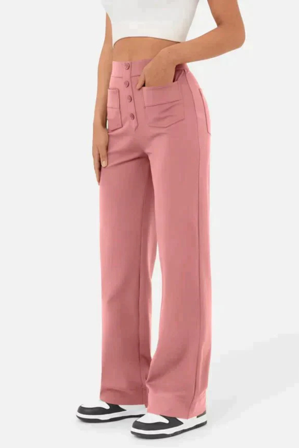 JANESSA - HIGH-WAIST PANTS