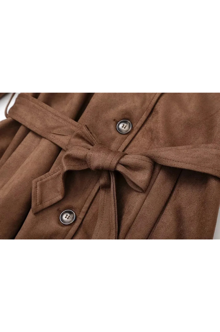 Sienna™ - Luxe Suede Trench