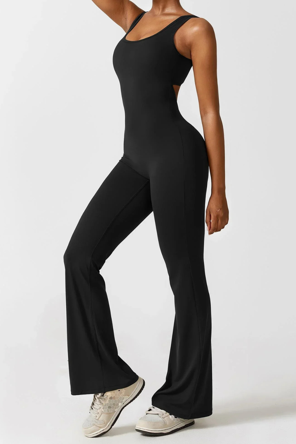 Kaelie - Sleek Flared Bodysuit