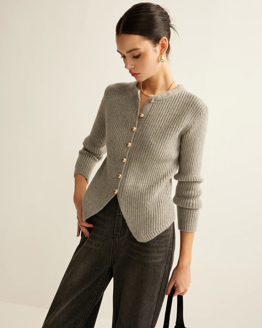 GISELLE - LUXE BUTTONED CARDIGAN