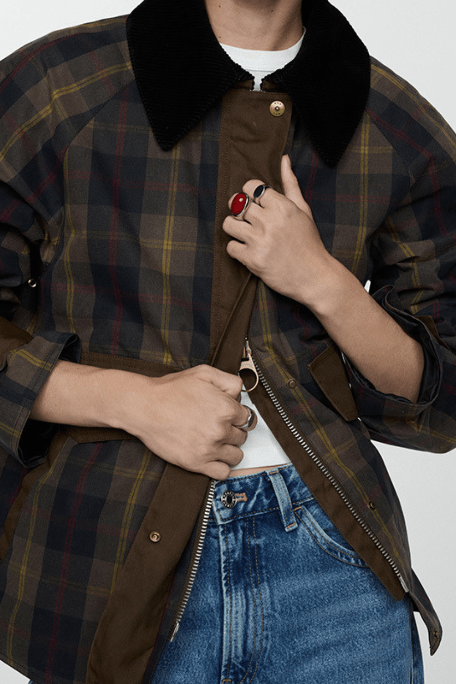 MAEVE - WARM CHECKERED JACKET