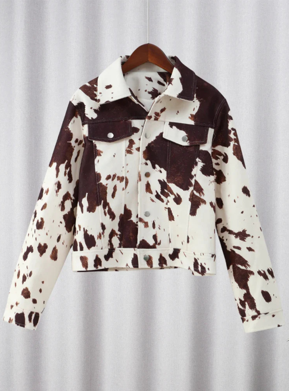 MOLLIE - COW PRINT JACKET