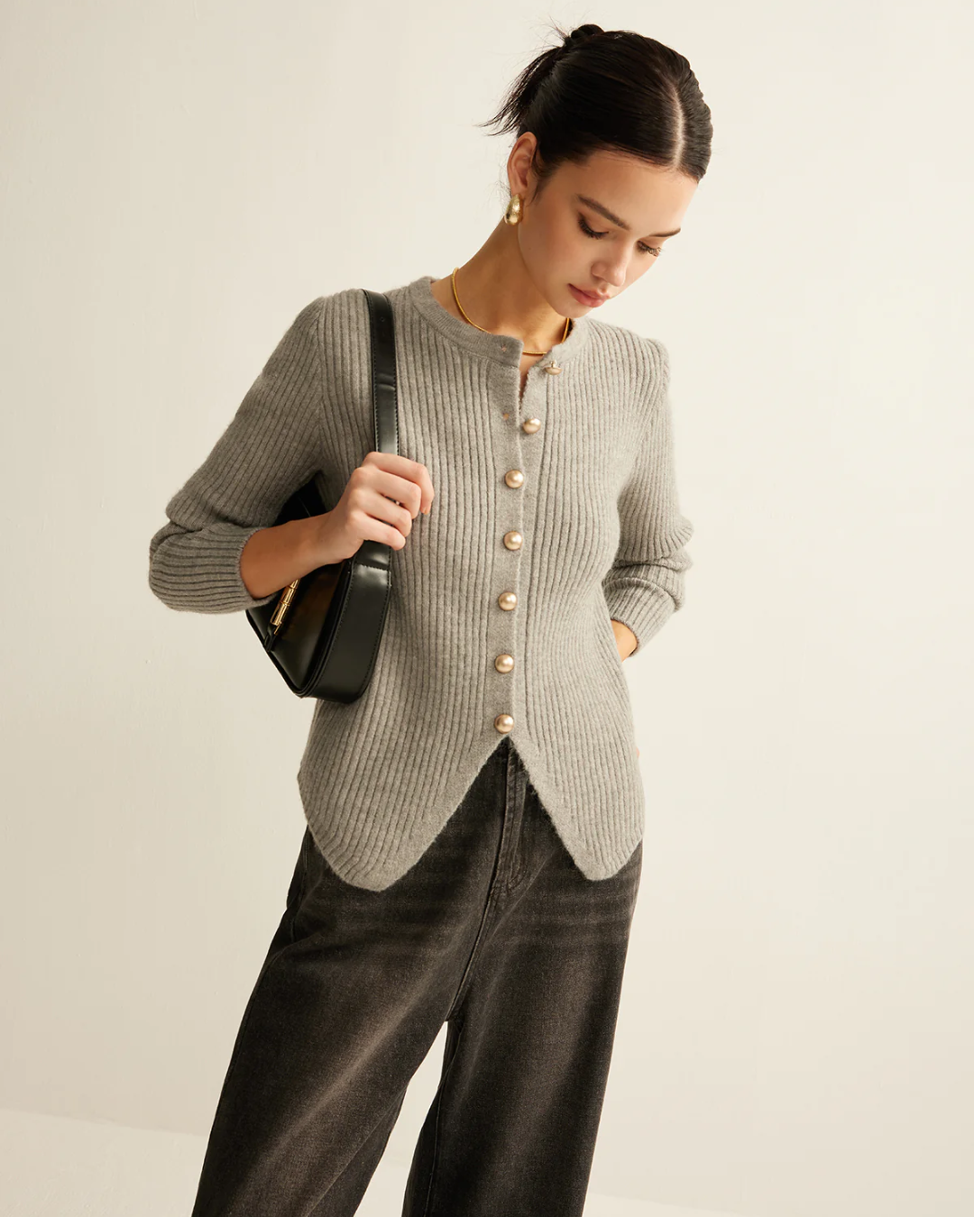 GISELLE - LUXE BUTTONED CARDIGAN