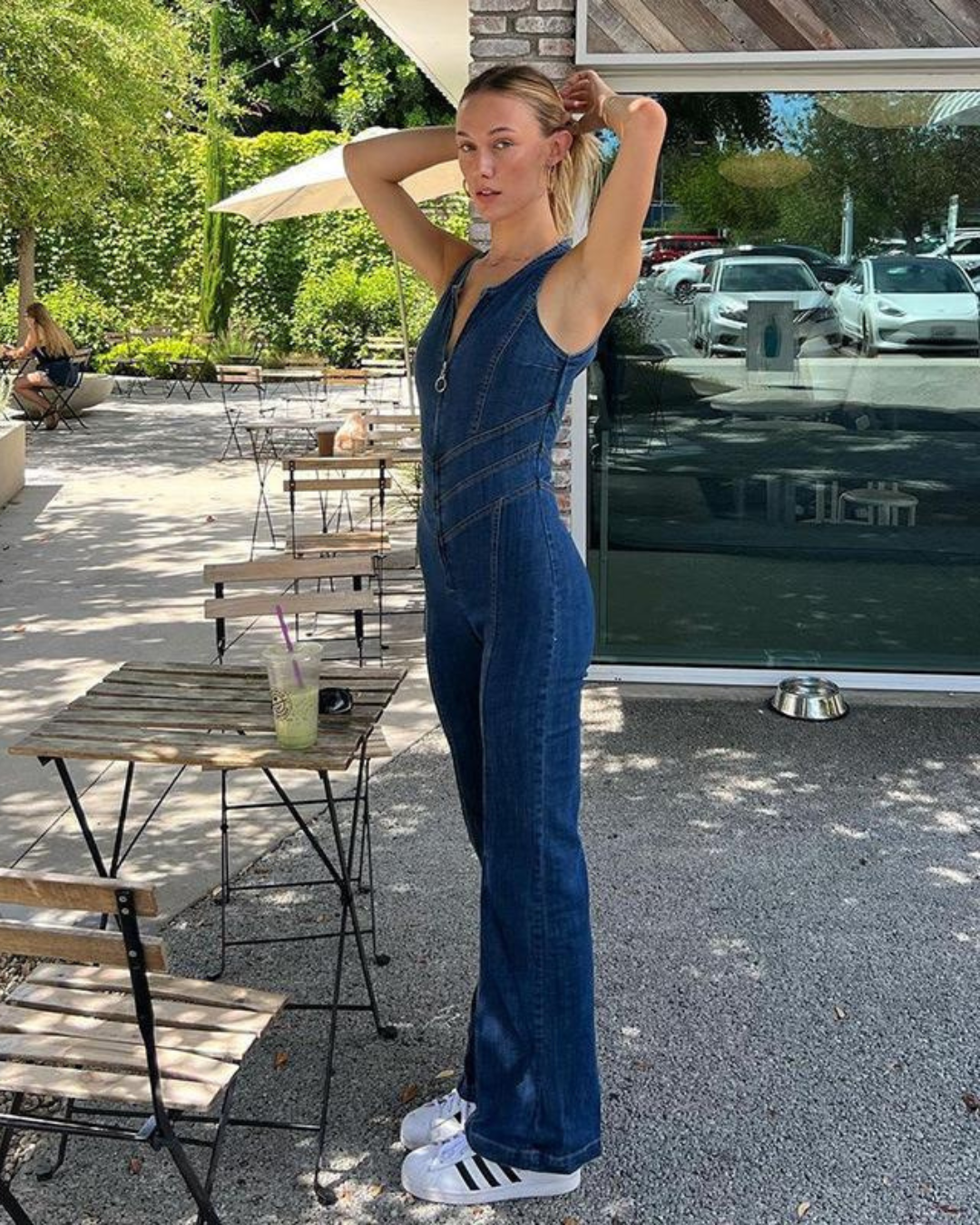 ARIANNE - ICONIC DENIM JUMPSUIT