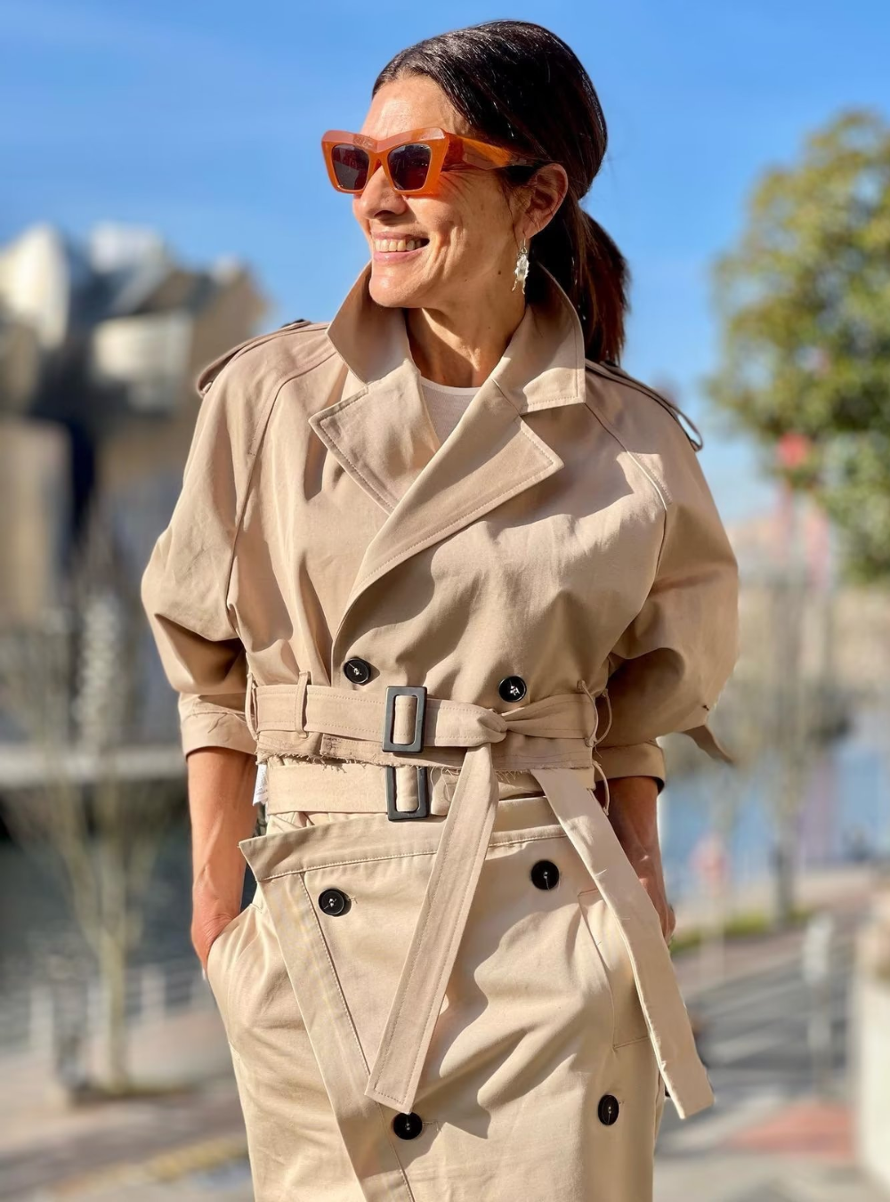 LEANDRA - CHIC CROPPED COAT