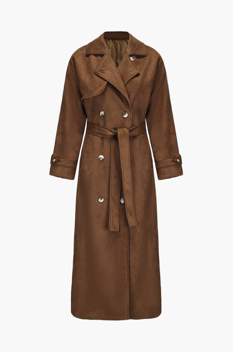 Sienna™ - Luxe Suede Trench