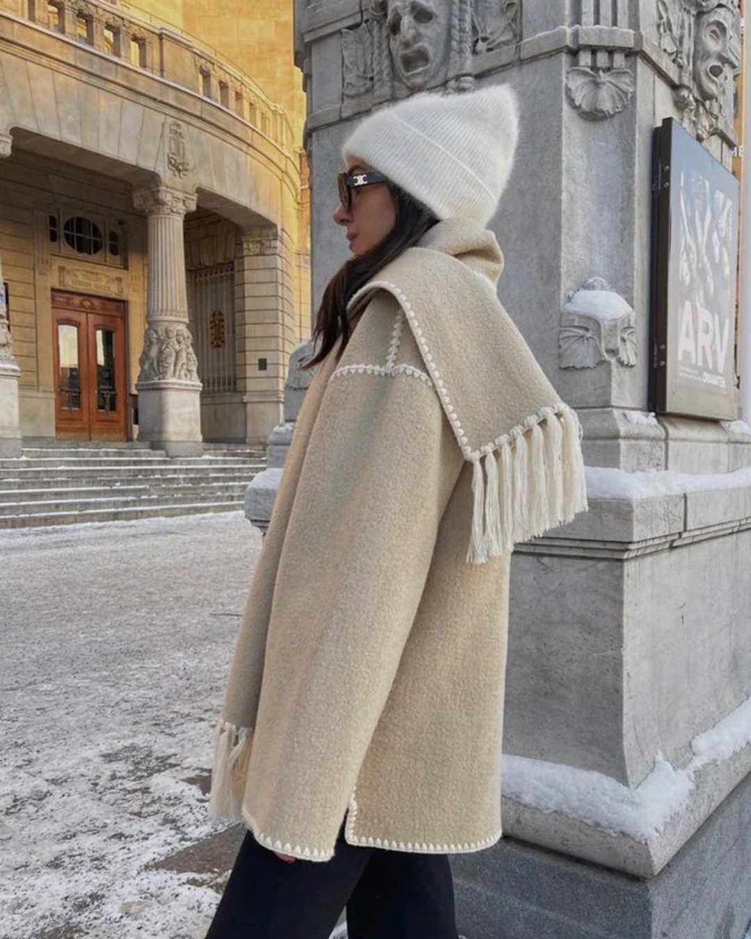 Mae™ - Winter Scarf Coat