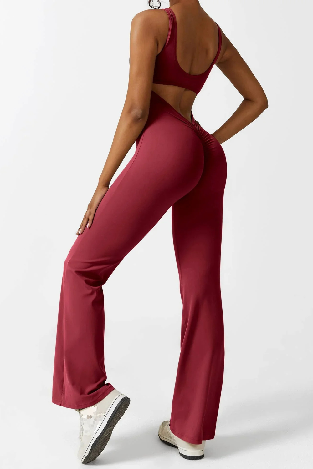 Kaelie - Sleek Flared Bodysuit