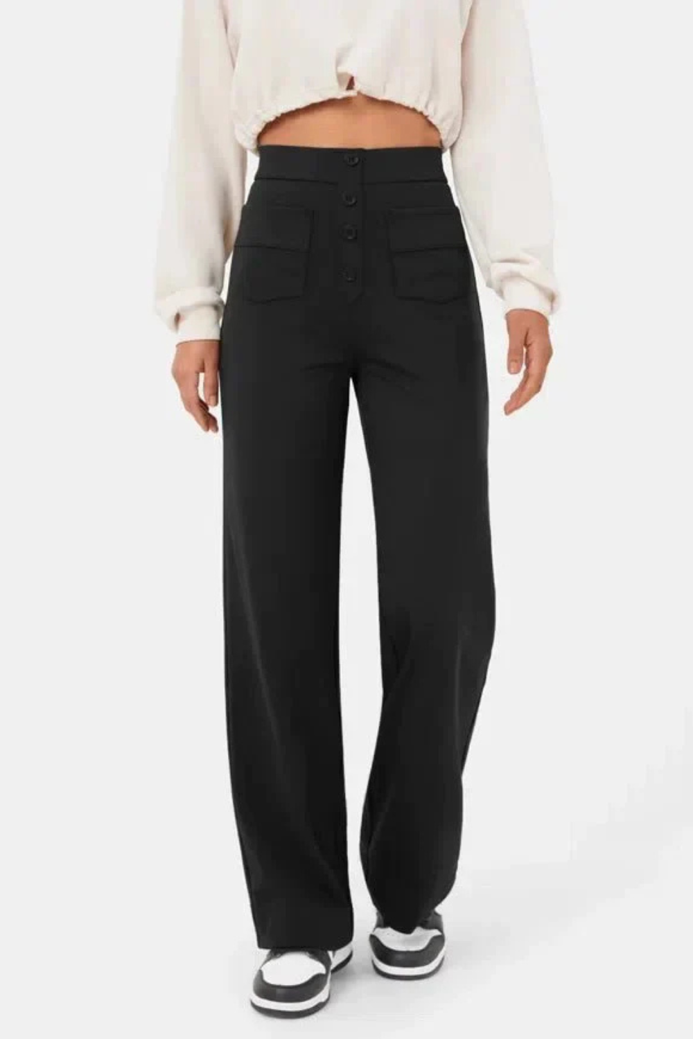 JANESSA - HIGH-WAIST PANTS