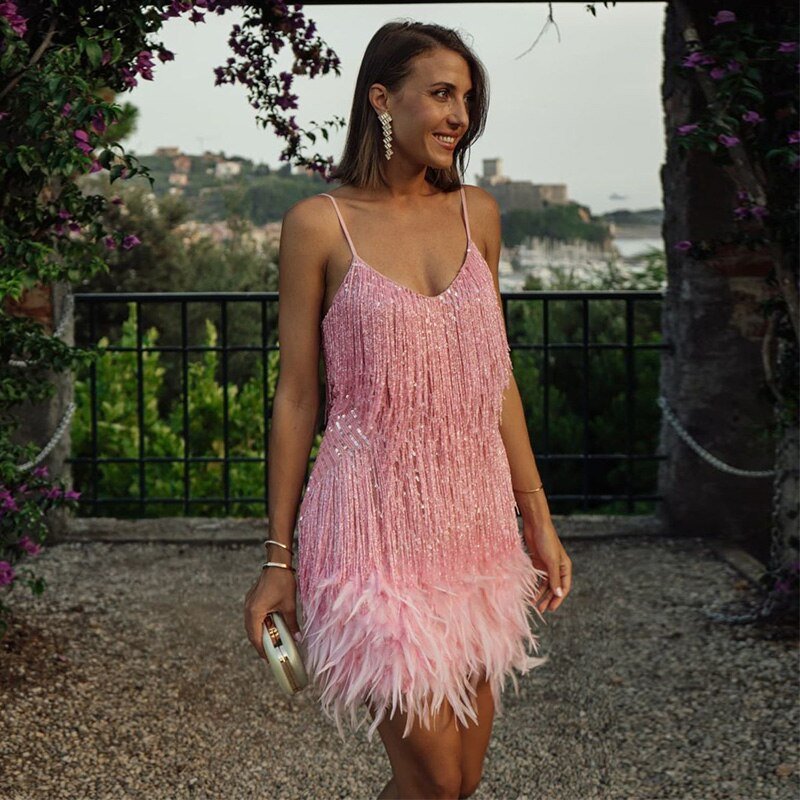 Juliette™ - Glamour Feather Dress