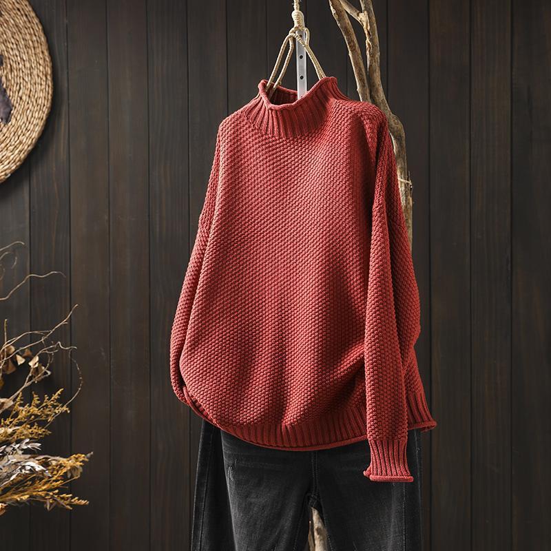 Leila™ - Cozy Crew Knit Sweater