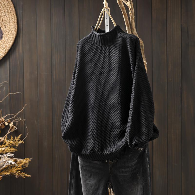 Leila™ - Cozy Crew Knit Sweater