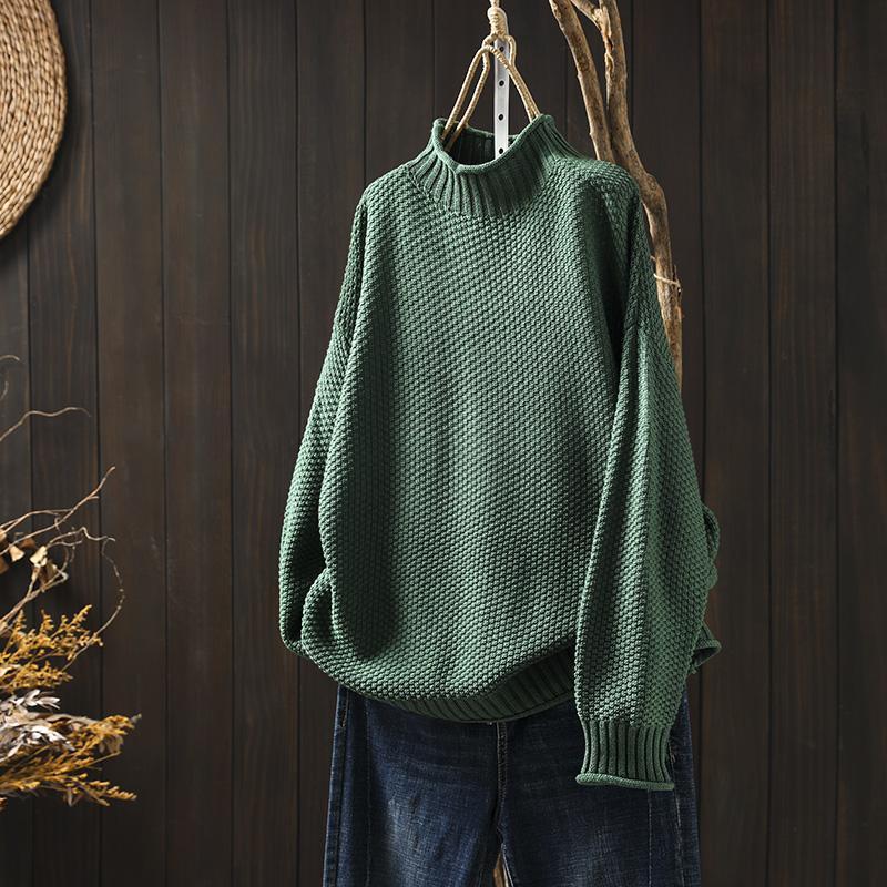 Leila™ - Cozy Crew Knit Sweater