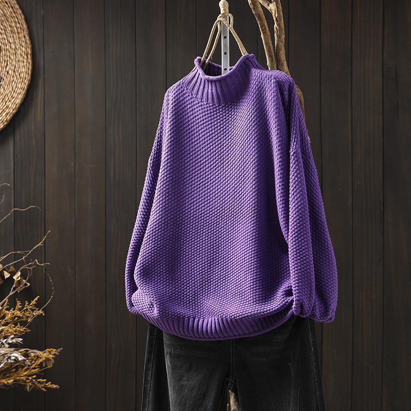 Leila™ - Cozy Crew Knit Sweater