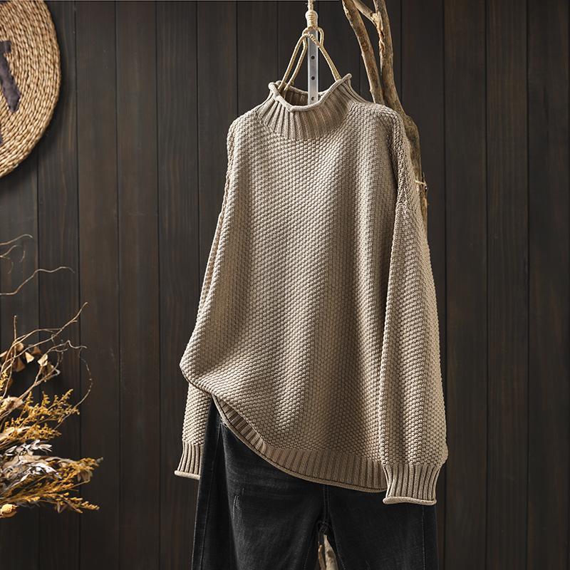 Leila™ - Cozy Crew Knit Sweater