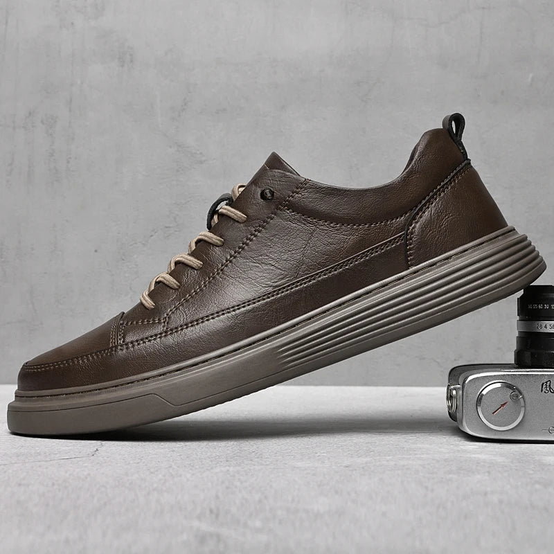 Bruno™ - Genuine Leather Sneakers