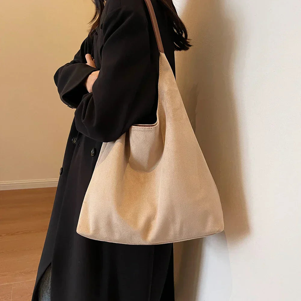 Quinn™ - Soft Suede Tote Bag