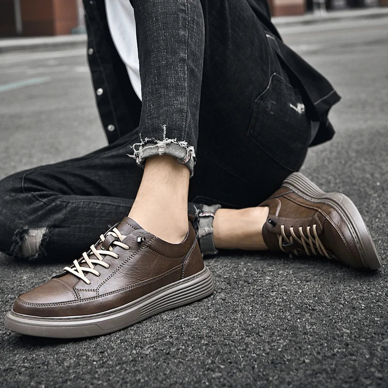 Bruno™ - Genuine Leather Sneakers