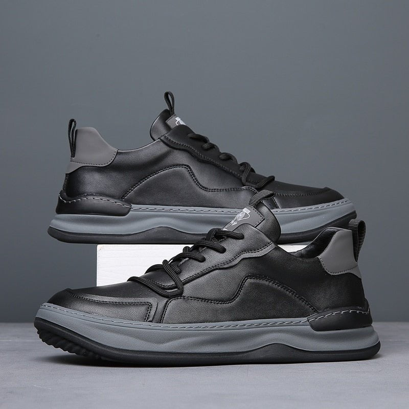 Aiden™ - Timeless Leather Sneaker - Mia Montreal