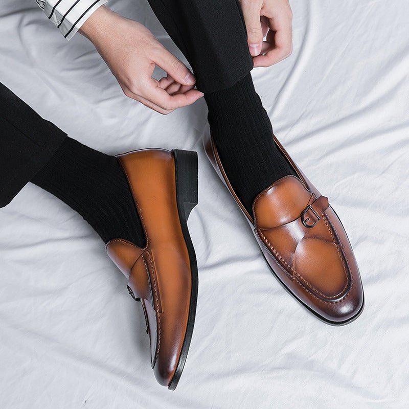 Alden™ - Classic Leather Loafer - Mia Montreal