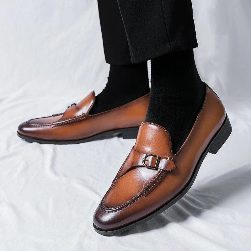 Alden™ - Classic Leather Loafer - Mia Montreal