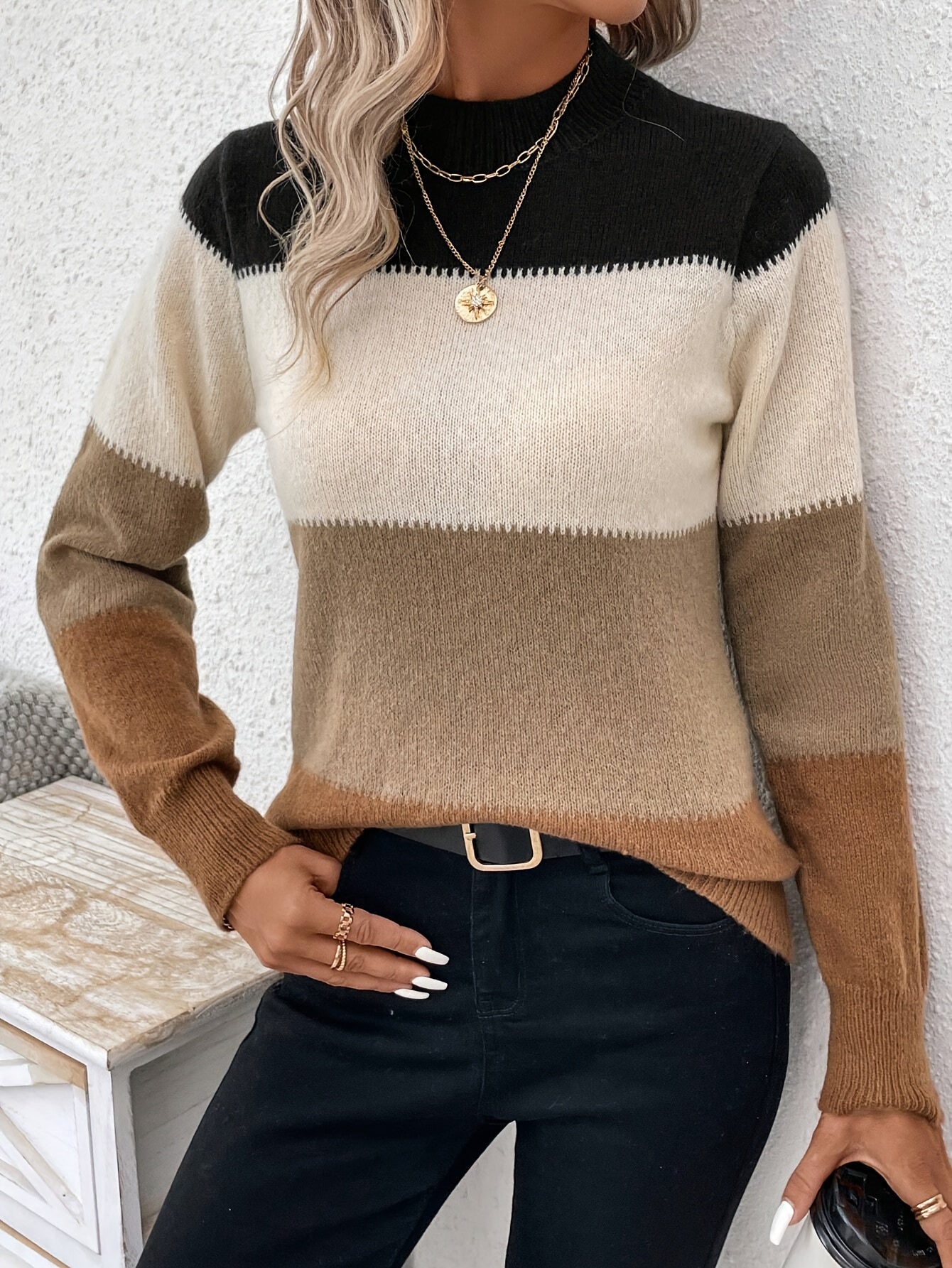 Aurora™ - Soft Layered Sweater - Mia Montreal