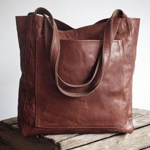 Avery™ - Classic Leather Travel Bag - Mia Montreal