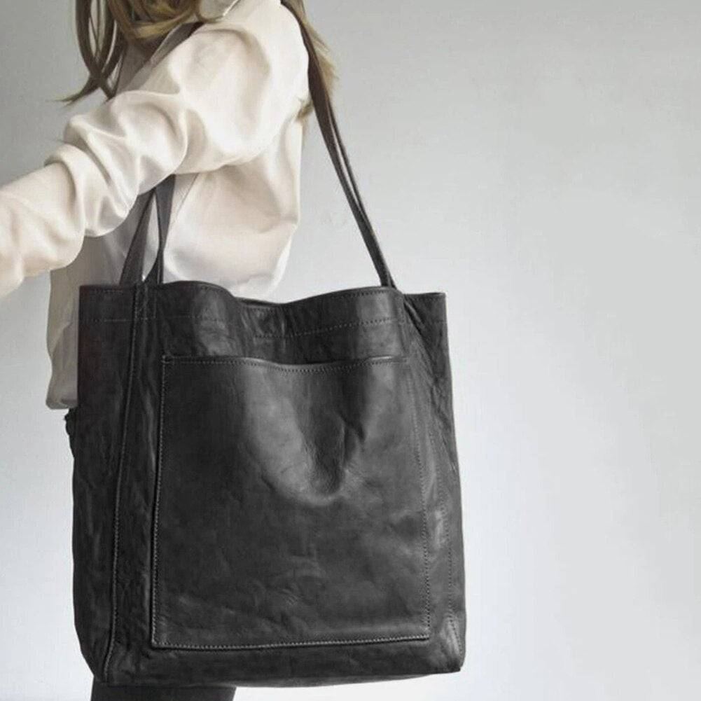 Avery™ - Classic Leather Travel Bag - Mia Montreal