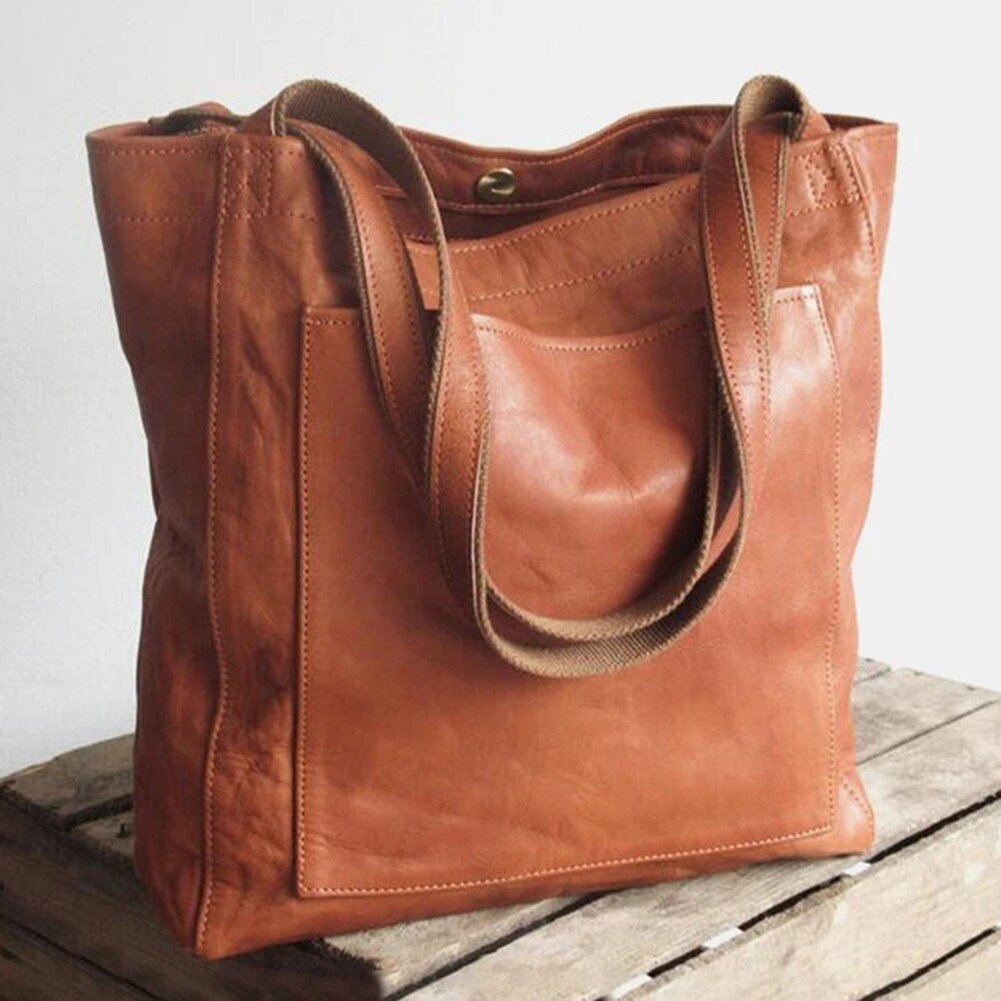 Avery™ - Classic Leather Travel Bag - Mia Montreal