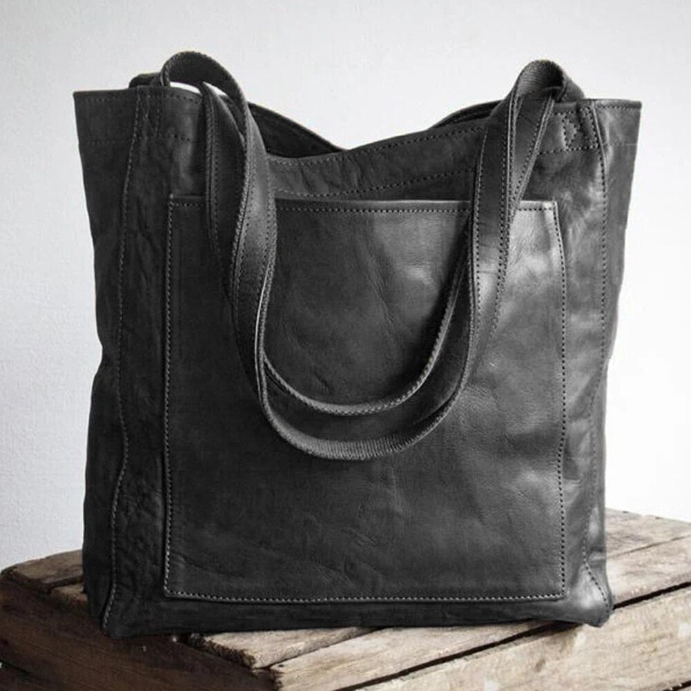 Avery™ - Classic Leather Travel Bag - Mia Montreal