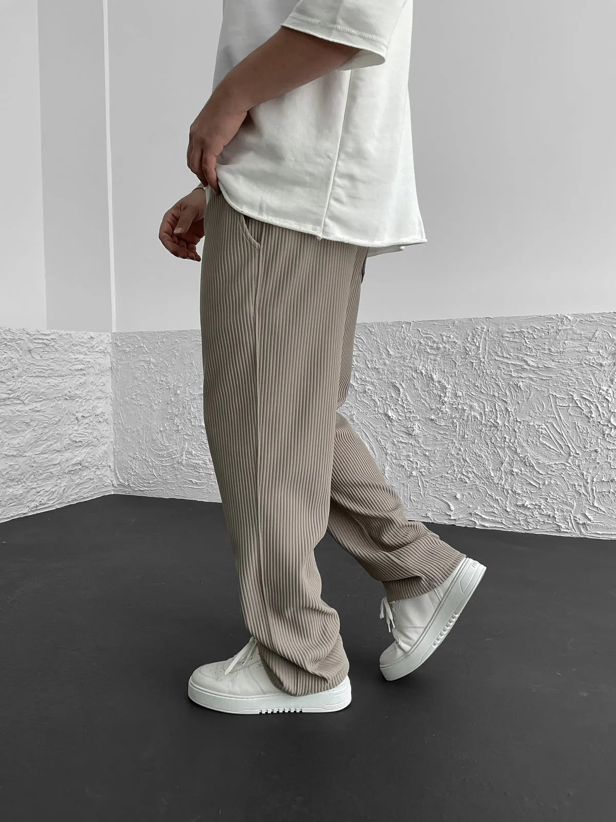 Connor™ - Modern Ribbed Luxury Pants - Mia Montreal