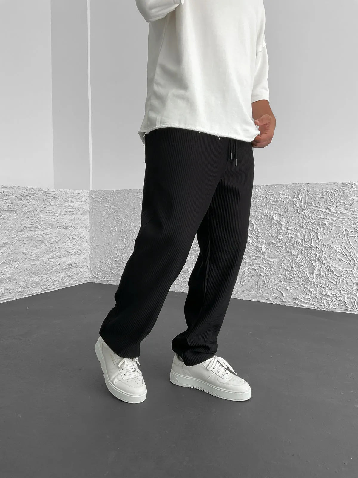 Connor™ - Modern Ribbed Luxury Pants - Mia Montreal