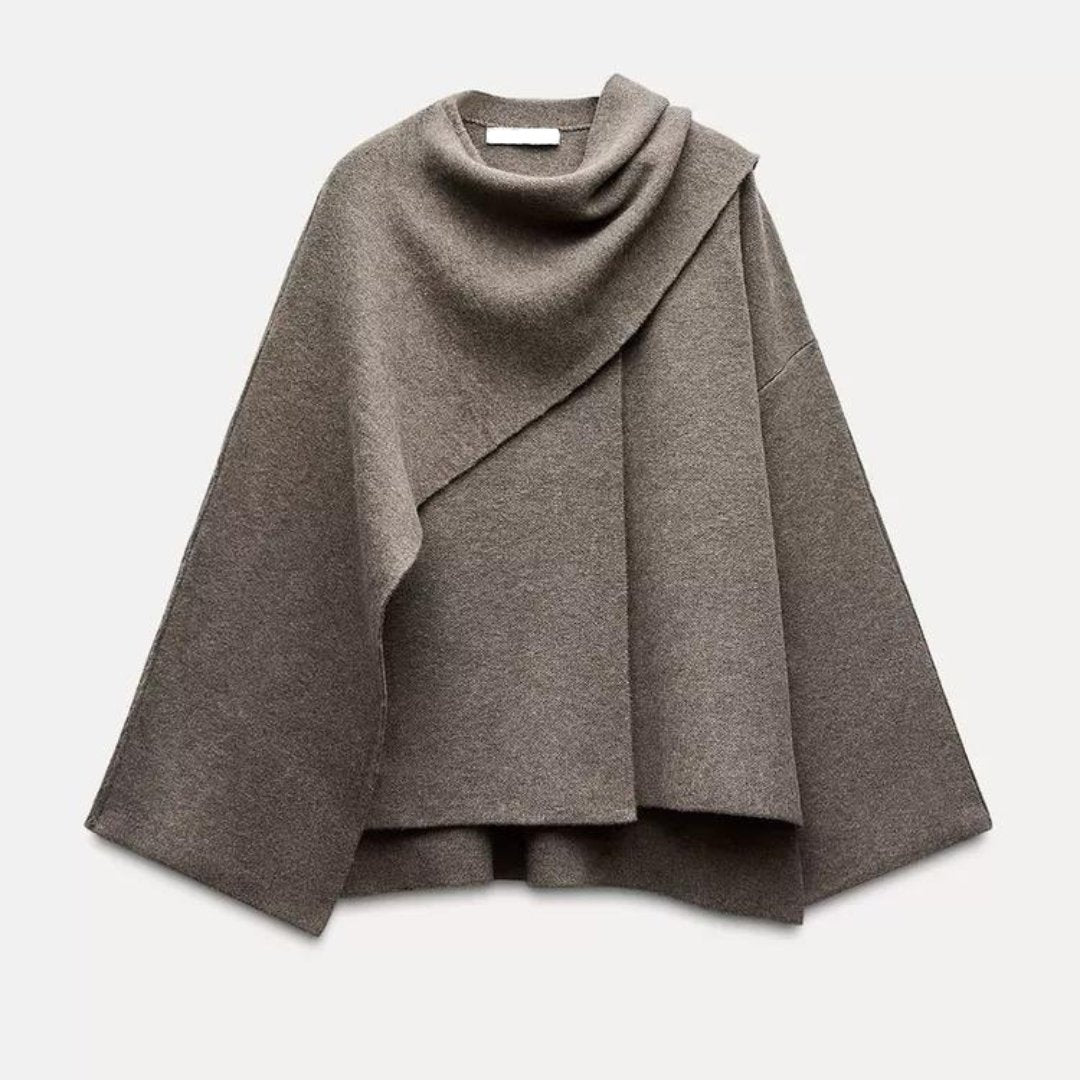 Elle™ - Luxe Viral Cape Coat - Mia Montreal