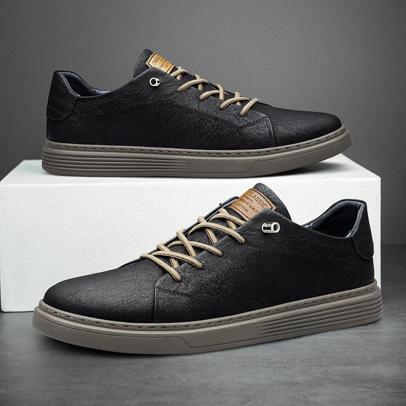 Elliot™ - Luxe Leather Sneaker - Mia Montreal