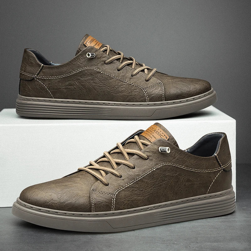 Elliot™ - Luxe Leather Sneaker - Mia Montreal