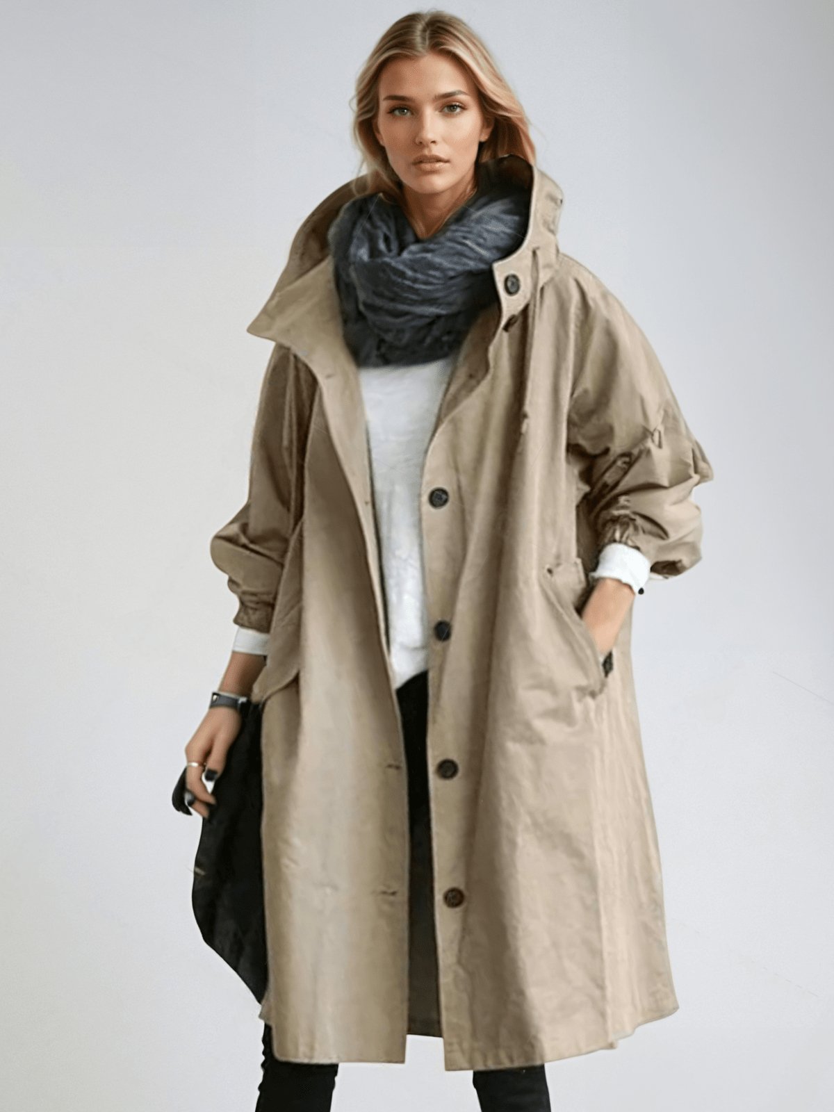 Harper™ - Luxe Water - Repellent Trench - Mia Montreal