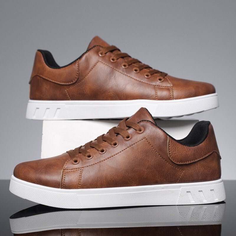 Hudson™ - Classic Leather Sneaker - Mia Montreal