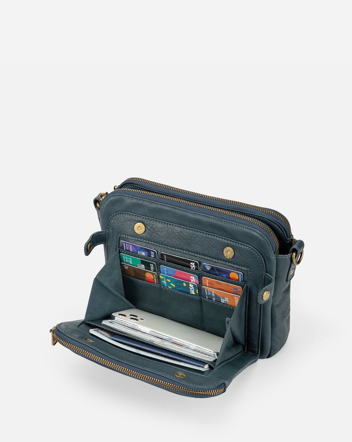 Iris™ – Deluxe Organizer Shoulder Bag - Mia Montreal