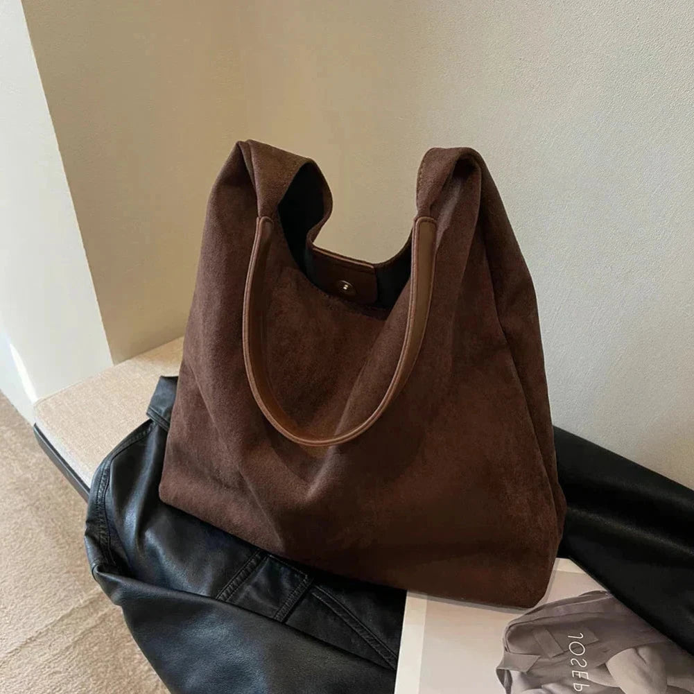 Quinn™ - Soft Suede Tote Bag